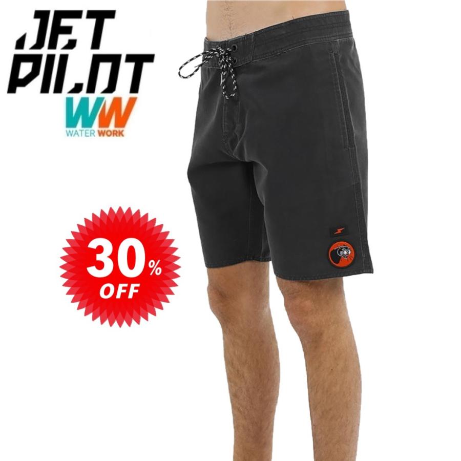 ジェットパイロット JETPILOT ボードパンツ セール 30%オフ 送料無料 アレックス メンズ ボードショーツ ブラック 30インチ S19702