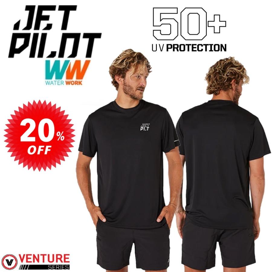 ジェットパイロット JETPILOT Tシャツ メンズ 速乾 セール 20 オフ 送料無料 ベンチャー SS ハイドロ Tシャツ JA23184
