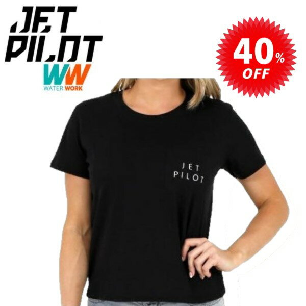 樂天商城 - ジェットパイロット JETPILOT Tシャツ セール 40%オフ 送料無料 コープ レディース S/S TEE W20009 ブラック 14/XL