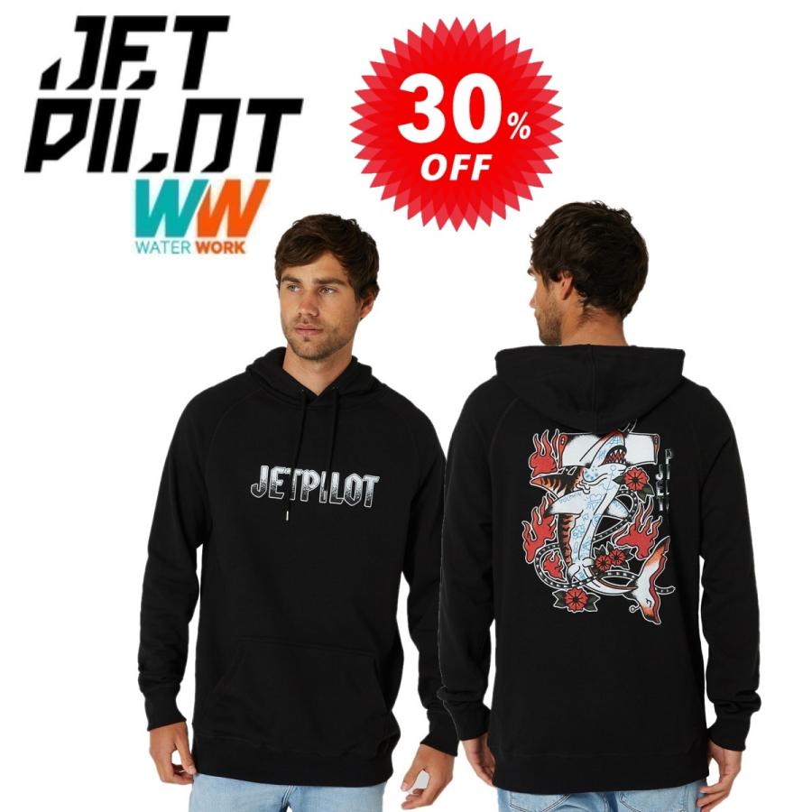 樂天商城 - 大きいサイズ ジェットパイロット JETPILOT パーカー セール 30%オフ 送料無料 シャーク フラッシュ プルオーバー W23711 フーディー トレーナー