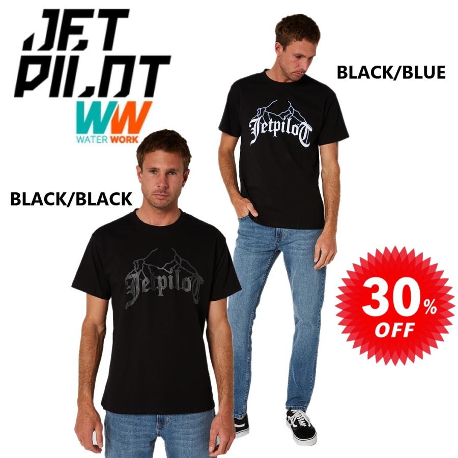 樂天商城 - ジェットパイロット JETPILOT セール 30%オフ Tシャツ メンズ 送料無料 ライトニング SS Tシャツ W22605
