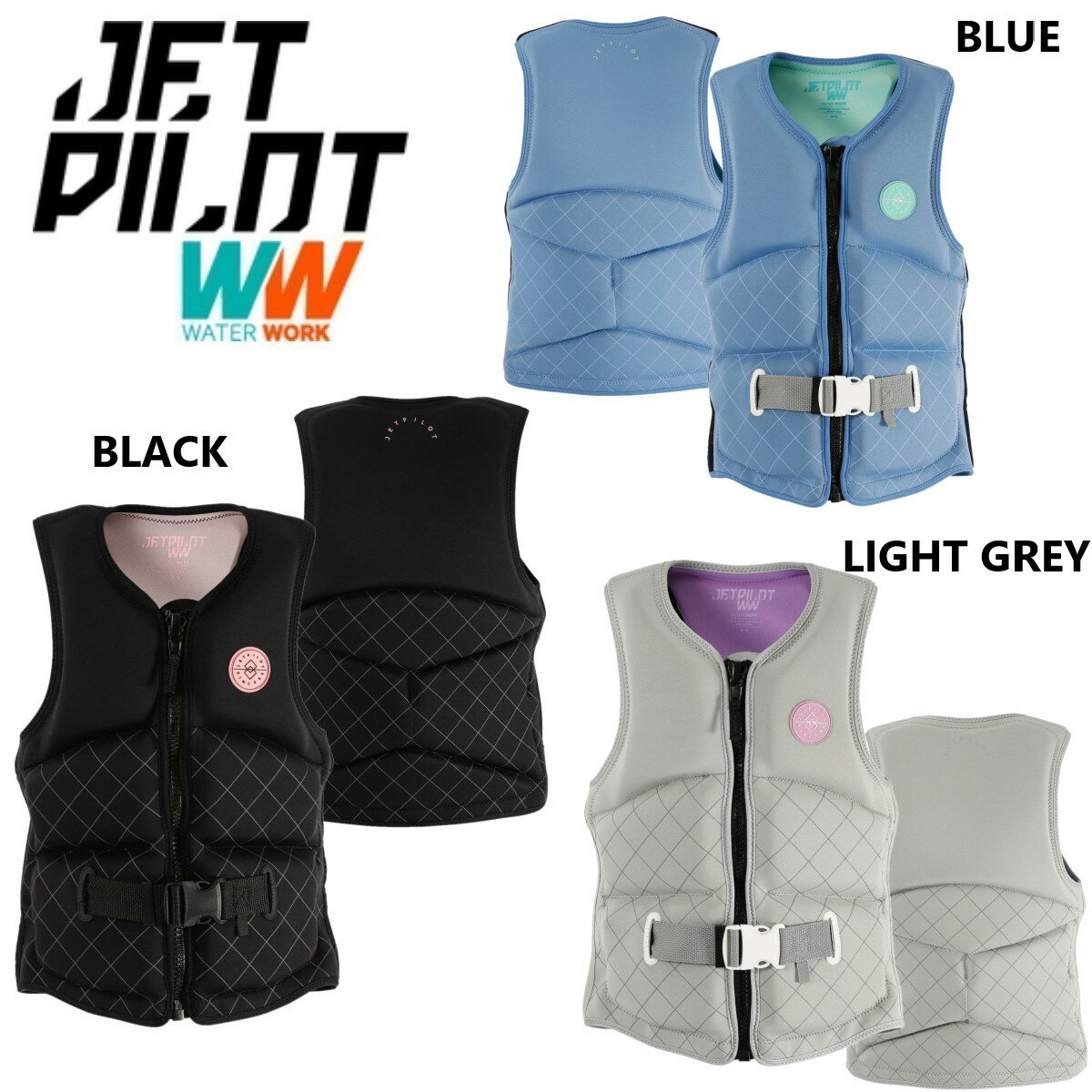 ジェットパイロット JETPILOT ライフジャケット 送料無料 アリュール F/E レディース ネオベスト JA22298 ウェイク サップ