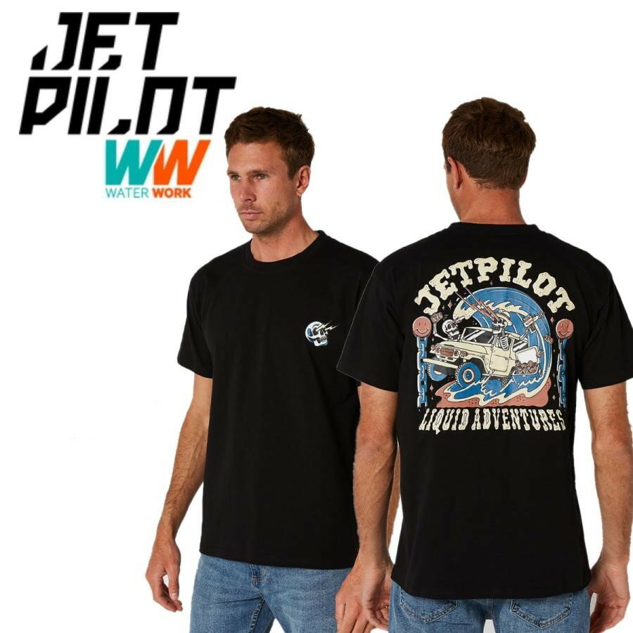 樂天商城 - ジェットパイロット JETPILOT Tシャツ メンズ 送料無料 クルーザー SS Tシャツ W22606 ブラック S