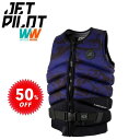 ジェットパイロット セール 50%オフ 送料無料 X1 ラピッドドライ セグ レディース ネオベスト JA7209 12/L ブラック/パープル