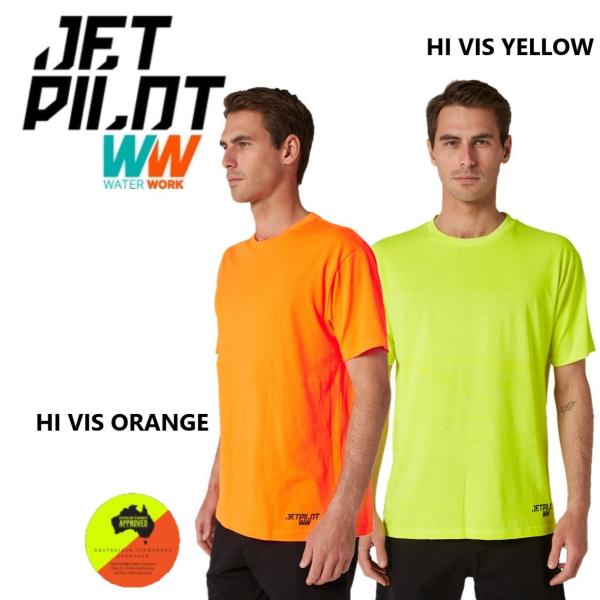 樂天商城 - ジェットパイロット JETPILOT Tシャツ メンズ 送料無料 ロー ヒット Tシャツ JPW47 ワークウェア 高視認安全服