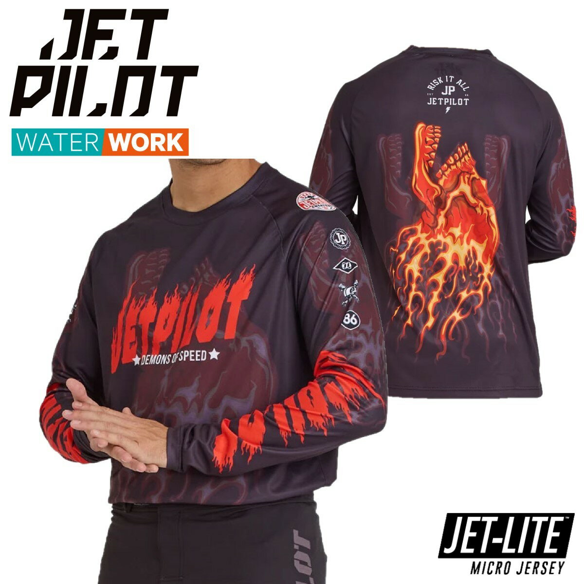 樂天商城 - 大きいサイズ ジェットパイロット JETPILOT 長袖 速乾 送料無料 バンディット ジャージ S24623