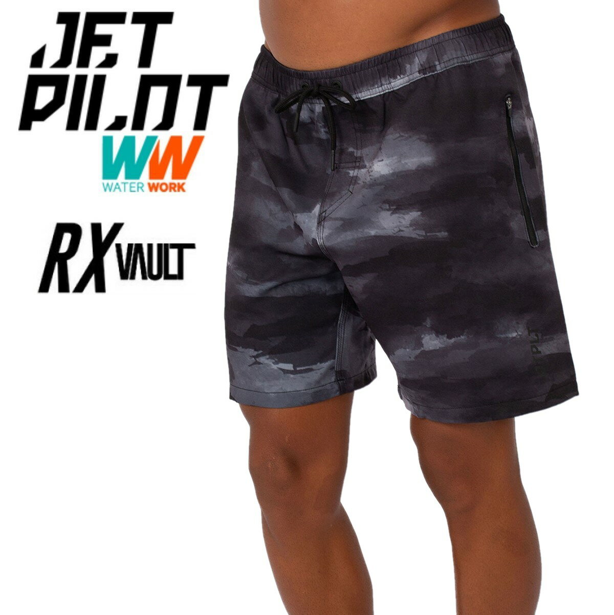 ジェットパイロット JETPILOT ボードパンツ メンズ 送料無料 RX ボルト トレーナー RX VAULT TRAINER S22911C 海パン ジェット ウェイク サップ
