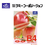 ラミーコーポレーション パックラミネートフィルム B4判(100枚/1箱) 100μタイプ ラミーコーポレーション パックラミネートフィルム B4判(100枚/1箱) 100μタイプ
