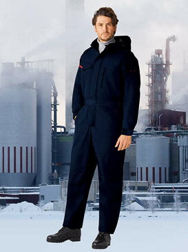 【自重堂 防寒つなぎ】品番 48500 ※あったかい防寒つなぎ・あったかい作業服 撥水 消臭 抗菌 軽い、動きやすい 防寒服 防寒着 極寒作業に安心の、シンプル防寒つなぎ