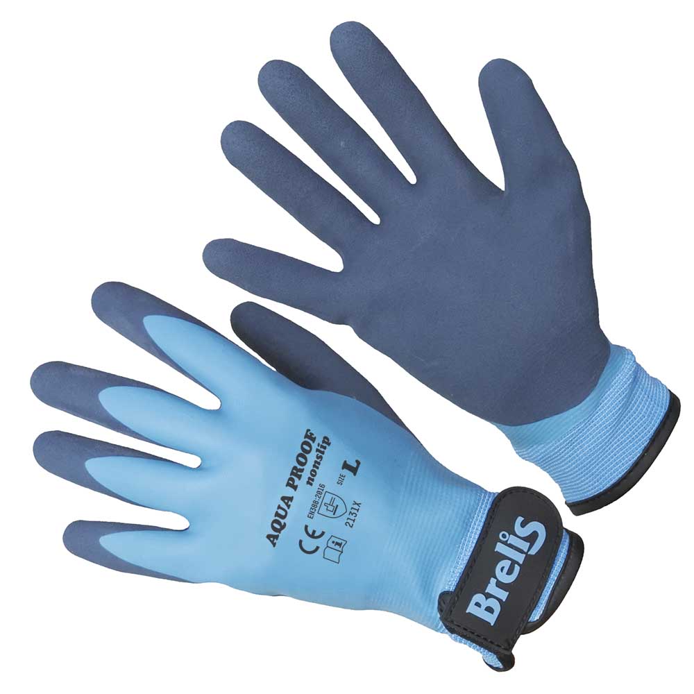 25-01 アクアプルーフ ブルリス 富士手袋工業 安全用品 FUJITE 天然ゴム