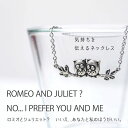 ネックレス 寄り添うふくろう メッセージネックレス 〜romeo and juliet? No…I prefer you and me〜 ◆ アクセサリー ギフト 彼女 恋人 プレゼント ピューター レディース シンプル ◆