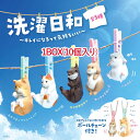 【1BOX】 YELL エール 洗濯日和 ハムスター ホーランドロップ コツメカワウソ みけ猫 エキゾチック カプセルトイ ブラインドボックス ガチャガチャ ディスプレイ 水槽 アクアリウム プランター デスク インテリア 癒し 猫 うさぎ 小動物好き キーホルダー ボールチェーン付き