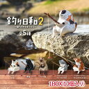 【1BOX】YELL エール 釣り日和2 猫たちのひまつぶし 第2弾 ネコ フィギア カプセルトイ ガチャガチャ ディスプレイ 水槽 アクアリウム プランター デスク 癒し コレクション ネコ好き ノルウェージャン スコティッシュ 三毛 ミックス 黒猫 シャム猫 シャムネコ ネコグッズ