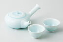 茶器 急須 湯呑み 茶器セット 波佐見焼 青磁 一服茶器 (saiky-At186-11439)