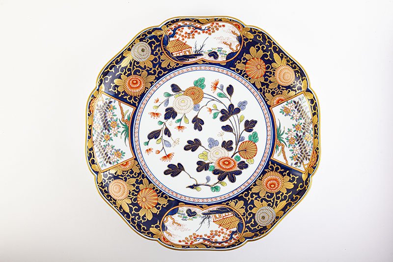 其泉窯 有田焼 琳派古伊万里 大皿【送料込み】