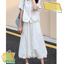 バルーンスカート 春 ギャザースカート ポケット付き ふんわり シンプル ナチュラル カジュアル おしゃれ オシャレ 可愛い かわいい きれいめ キレイめ 大人 上品 シンプル ベーシック 部屋着 お家着 ゆったり 体型カバー RaogtCYU