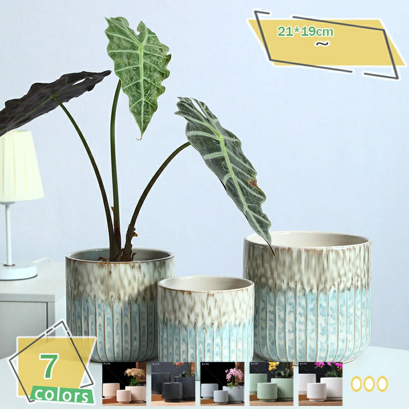 500円OFFクーポン 陶器植木鉢 水耕栽培 プランター ガーデニング用品 陶器 庭の風景彫刻 庭 オフィス リビング ベランダ インテリア おしゃれな観葉植物用の鉢 装飾プランター 観葉植物の鉢 多肉植物ポット ガーデンポット 水切れ良い シンプル RaogtCYU