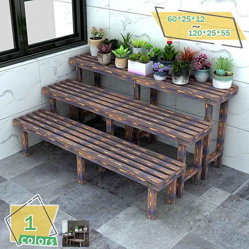 300円OFFクーポン タンド 室内 屋外 ガーデンラック フラワースタンド 鉄製 園芸ラック 風通しいい 安定感 簡単組立 観葉植物 台 植物棚 多肉植物 植木鉢台 花台 木製 花鉢植え プレゼント 鉢植えを置く台 鉢植え 盆栽棚 ベランダ ガーデン用品 RaogtCYU