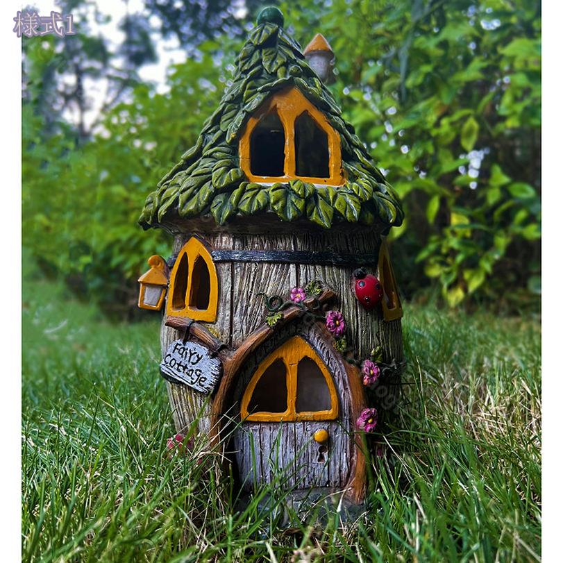 1000円OFFクーポン ガーデンライト ソーラー 家 ハウスのライト 置物 かわいい オブジェ 置物ライト 芝生 玄関先 庭 ガーデン ベランダ 屋外 装飾 おしゃれ 自動点灯 オーナメント ガーデニング 庭 置物 ガーデンオブジェ ギフト RaogtCYU