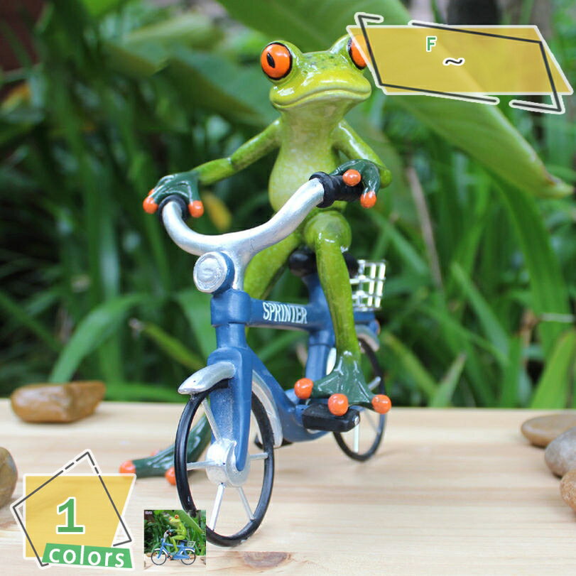 1000円OFFクーポン カエル 置物 ガーデニング雑貨 鉢飾り ガーデンオーナメント 動物 庭 オブジェ 置物 飾り物 かわいい 縁起物 風水 玄関 オーナメント カエルの置物 おしゃれ インテリア雑貨 ガーデニング 工芸品 樹脂 防水 庭の飾り RaogtCYUのサムネイル