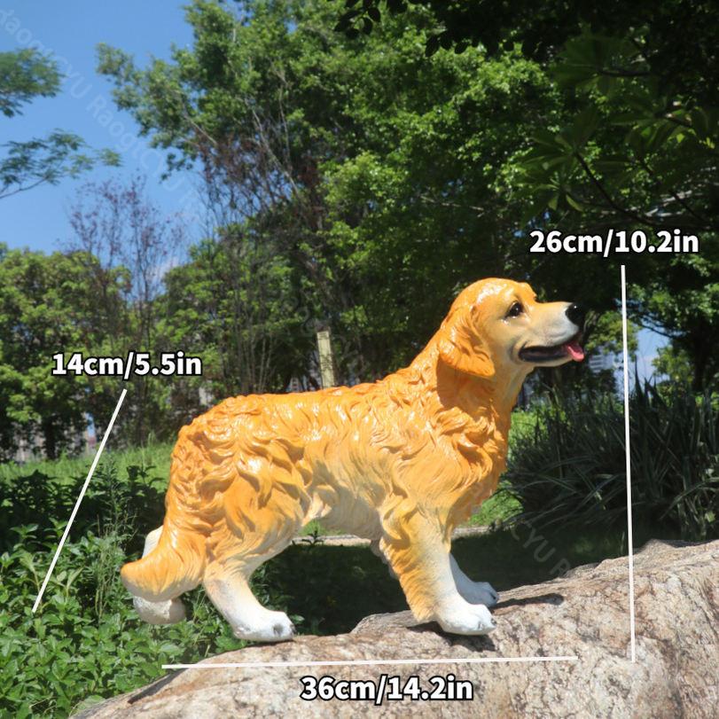 ガーデンオーナメント 犬 オブジェ ガーデン 置物 飾り ガーデニング オーナメント...