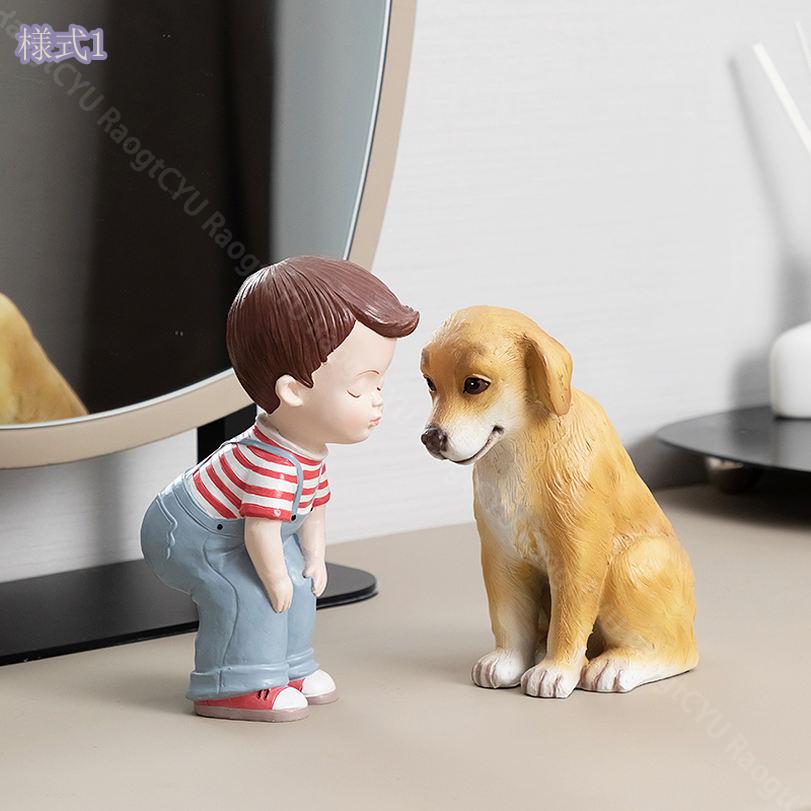 1000円OFFクーポン 置物 玄関 インテリア 置物 北欧雑貨 かわいい 庭 オブジェ シンプル 癒しグッズ リビングルーム クリエイティブ デコレーション ワインキャビネット テレビキャビネット ホーム オフィス 工芸品 装飾 プレゼント RaogtCYU saibashop01-10282685 サイバーショップ01 サンプル画像3