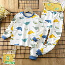 300円OFFクーポン キッズ パジャマ ルームウェア 綿 子供服 春秋 肌に優しい ベビー服 男の子 女の子 長袖 ロングパンツ 部屋着 コットン 上着 長ズ...