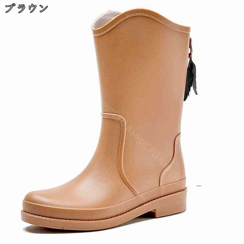 300円OFFクーポン レインブーツ レディース 長靴 ロング ファッションブーツ 雨 撥水 長靴 雨靴 無地 PVC 滑り止め レディース長ぐつ おしゃれ 雨具 シンプル レイングッズ 雨の日 梅雨 ラバー 軽量 可愛い 女性 オールシーズン 完全防水 通勤 通学 RaogtCYU