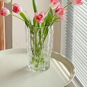 500円OFFクーポン ホームインテリア ガラスの花瓶 透明 大 クリエイティブ オブジェ 置き物 芸術品 雑貨 透明 ガラス花瓶 ガラス容器 個性的 ドライフ...