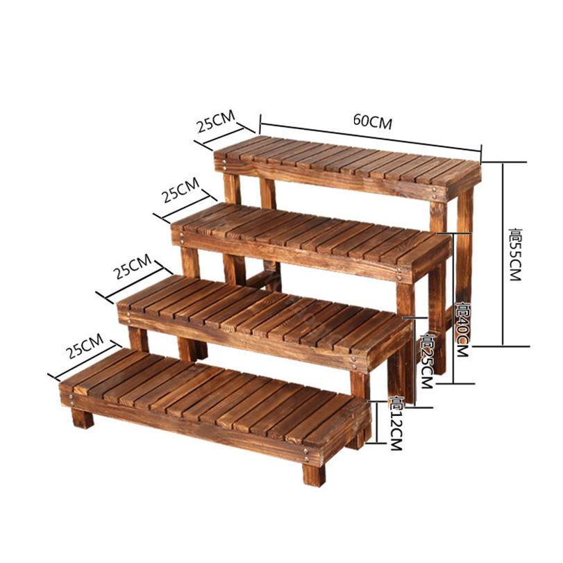 300円OFFクーポン ガーデンラック 木製 フラワースタンド プランタースタンド 園芸ラック 花棚 花台 鉢植え スタンド 横型花台 花置き棚 盆栽スタンド 植物スタンド 収納 木製ガーデンベンチ 屋外 室内兼用 天然木 防腐加工 高耐久 組立簡単 インテリア飾り 棚 中庭 RaogtCYU