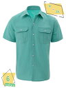 カジュアルシャツ メンズ 半袖シャツ 夏服 開襟 トップス 胸ポケット付き 通気性 薄手 前開き 快適 涼しい 無地 ゆったり おしゃれ 大きいサイズ ファッション 体型カバー 通勤 通学 お兄系 ビジネス RaogtCYU