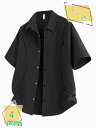 シャツ メンズ 半袖 ファッション 夏服 涼しい 快適 カジュアル ゆったり トップス ショート丈 春 夏 ビジネス 涼しい 開襟シャツ おしゃれ 無地 大きいサイズ ラック ホワイト イエロー リゾート 夏物 RaogtCYU