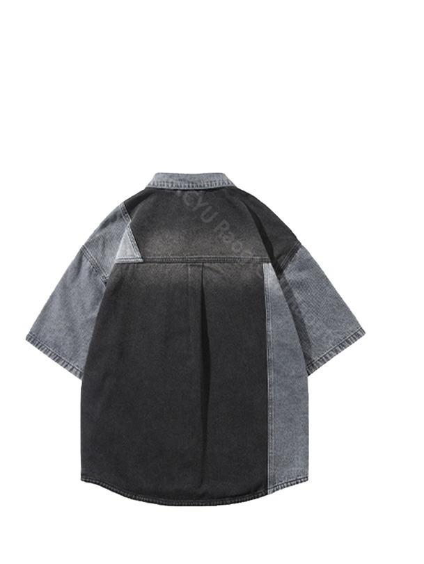 メンズ ワークシャツ 半袖 ビジネスシャツ 無地 シンプル オフィス 重ね着シャツ 開襟 春秋着 カジュアル 軽量 通気性 速乾 汗染み防止 カーディガン アウトドア 通勤 夏服 紳士用 体型カバー 夏物 旅行 RaogtCYU