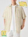 1600円OFFクーポン ワイシャツ メンズ 長袖 開襟シャツ 春 秋 服 ボタン 紳士服 アウター ビジネス 大きいサイズ ゆったり トップス 体型カバー 耐...