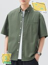 シャツ 七分袖 メンズ 綿麻 夏服 ファッション カジュアル 大きい サイズ ボタンダウン ビジネス リネン おしゃれ 快適 通気性 春 夏 秋 対応 着痩せ ...