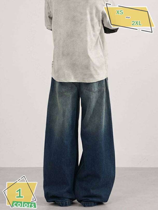 777円OFFクーポン パンツ デニム ジーパン メンズ バギーパンツ ワイド ジーパン ズボン ゆったり Gパン 太め 無地 シンプル メンズデニム ストリート 春秋冬用 大きいサイズ RaogtCYU