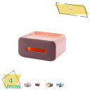 760円OFFクーポン ティッシュケース リモコンラック ティッシュボックス 化粧品収納 小物入れ 分格設計 北欧 おしゃれ 卓上 多機能収納 ホワイト ブルー...