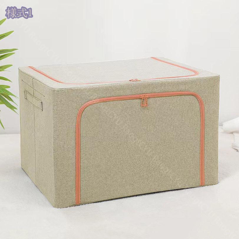 サイバーショップ01の収納ボックス 収納ケース 衣類収納 窓付き 折りたたみ おしゃれ 不織布 通気性良好 丈夫 積み重ね 収納ボックス 整理箱 布団収納 衣類 タオル 小物 シンプル おしゃれ 衣装ケース 衣類収納箱 多機能収納 RaogtCYU｜アングル2