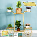 1000円OFFクーポン フラワースタンド プランタースタンド アイアン 2段 鉢植え スタンド 園芸ラック フラワーラック 花台 植物棚 盆栽棚 ガーデンラッ...