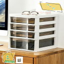 卓上収納 フロアーケース スタックチェスト B4 セパレート 超浅 書類 収納ケース 収納ボックス 書類ケース 整理 収納 透明 ケース 引き出し 引出し 書類...