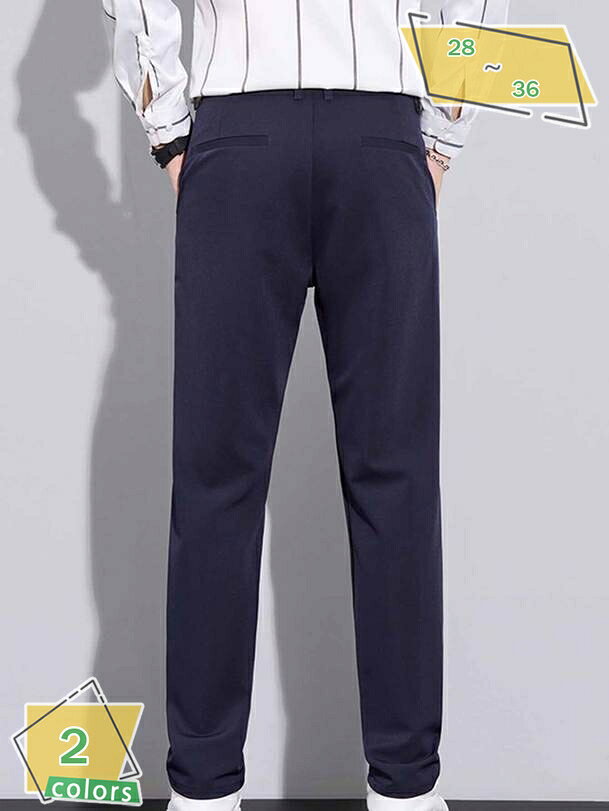 Chino Pants - チノパンツ メンズ テーパードパンツ スラックス ビジネス ストレッチ 伸びる チノパン ゴルフ ビジネス 仕事着 男性 紳士 ズボン RaogtCYU