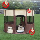 300円OFFクーポン ペットサークル 猫ケージ 折りたたみ メッシュサークル 犬 サークル 猫犬兼用 ペットテント ペットフェンス 猫出産対策 プレイサークル...