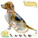 犬用レインコート レインポンチョ ポンチョ型 ドッグウェア 雨具 カッパ レインウェア ペット用 半透明 フード付き パーカー 帽子付き 小型犬 中型犬 犬服 ペット服 梅雨 雨対策 安全 お散歩 雨除け イヌ ドッグ RaogtCYU