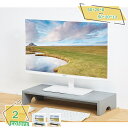 760円OFFクーポン モニター台 一段 コンパクト 木製 パソコンスタンド モニタースタンド おしゃれ パソコン台 卓上 ディスプレイ 小物ラック ノートパソ...