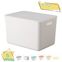 持ち手付 収納ボックス 大 フタ 蓋付き 収納ケース プラスチック 中が透けない 収納用品 押入れ クローゼット 衣類 整理 収納 頑丈 毛布 収納 せいとん ...