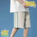 ハーフパンツ 綿 パンツ ショートパンツ 五分丈 メンズ 夏 涼しい 通気 ボトムス レギパン 薄手 イージーパンツ チノパンツ ズボン ゴムウェスト 大きいサイズ ショーツ スポーツ 太め ゆったり 紐 カジュアル ピクニック 海 RaogtCYU