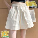 760円OFFクーポン 短パン レディース デニム ウエストゴム ショートパンツ 大きいサイズ 夏 韓国ファッション スリム ワイドパンツ ボトムス ジーンズ ...