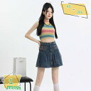 プリーツスカート レディース 夏 原宿系 デニム スカート ハイウエスト スカート おしゃれ スリム Aライン ゆったり きれいめ カッコイイ 普段着 街着 通学 デート ジーンズ ショートスカート タイトスカート 動きやすい RaogtCYU