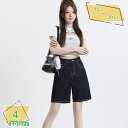 ショートパンツ レディース ゆったり 短パン ハイウェスト ファッション シンプル 大人 可愛い カジュアル おしゃれ ホットパンツ ビーチ デニム ストリート系 夏 着痩せ ボトムス ポケット付き 体型カバー RaogtCYU