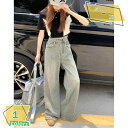 760円OFFクーポン 大きいサイズ レディース パンツ ゆったり デニム パンツ デニムパンツ ボトムス ジーンズ ジーパン ワイドパンツ 春 春物 春服 ぽ...